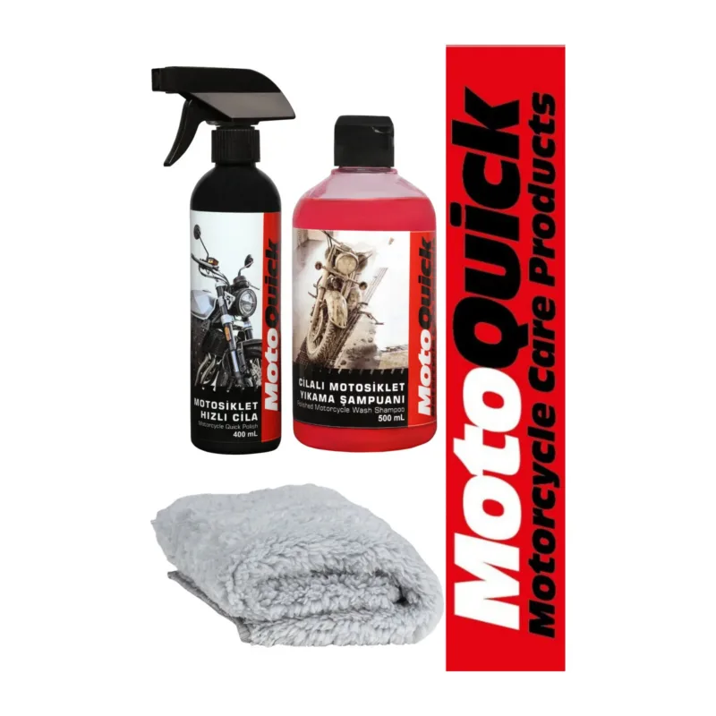 Exterior wash and polish set · MotoQuick